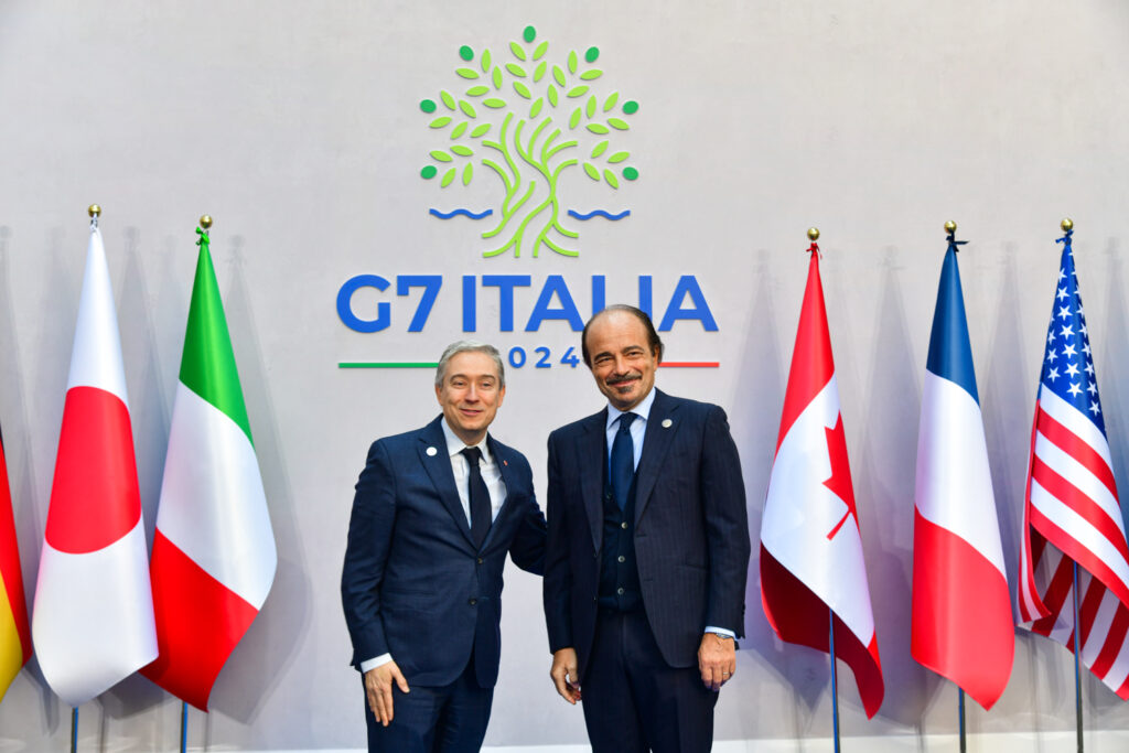 François-Phillipe Champagne (Canada) and Alessio Butti