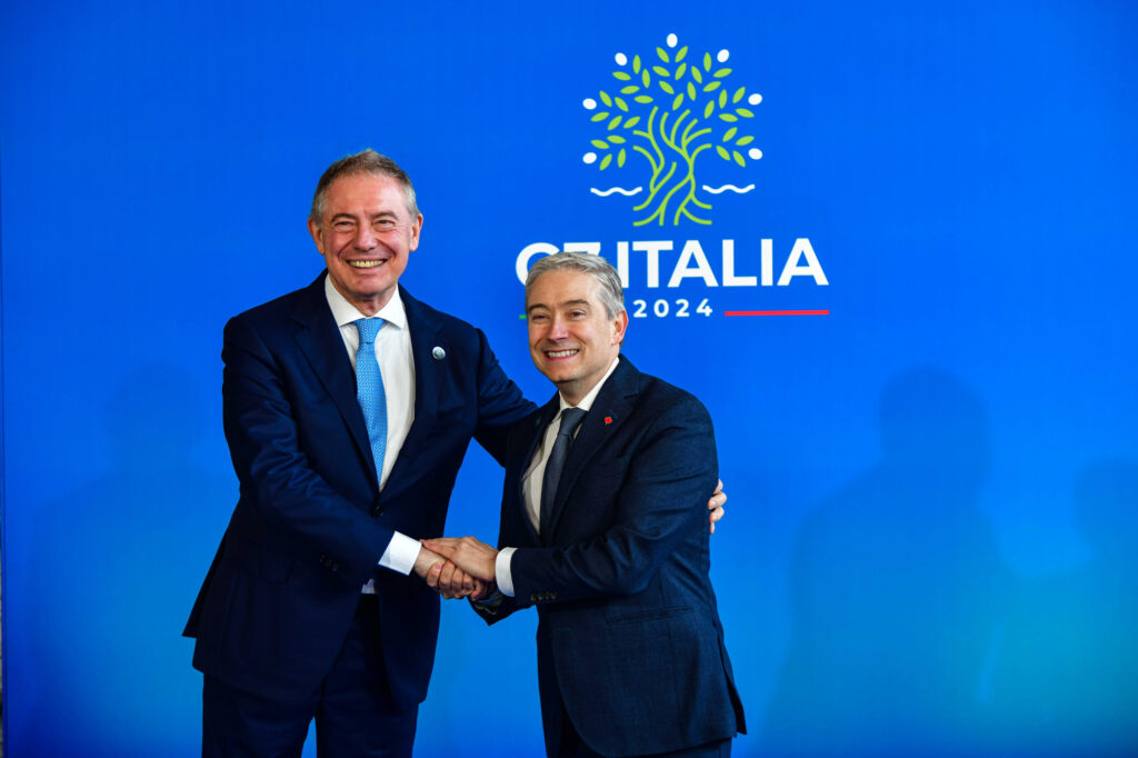 Adolfo Urso and François-Phillipe Champagne (Canada)