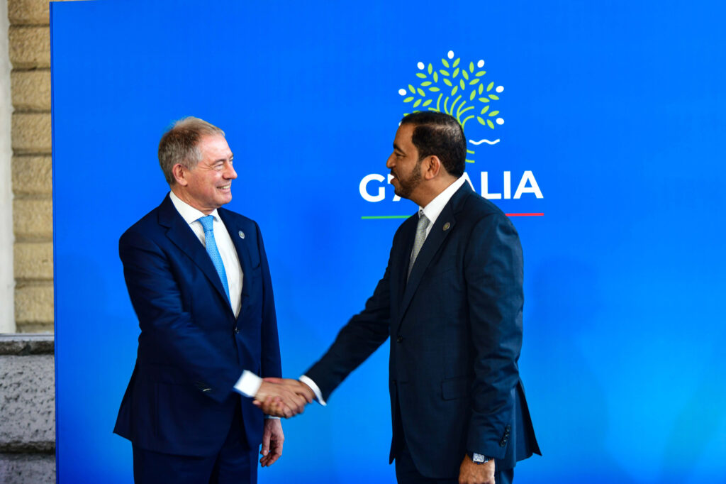 Adolfo Urso and Omar Al Suwaidi (United Arab Emirates)